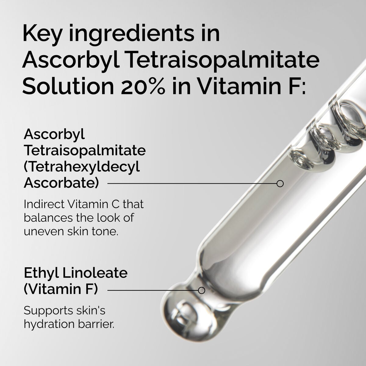 Ascorbyl Tetraisopalmitate Solution in Vitamin F Targeted Serum Care P5