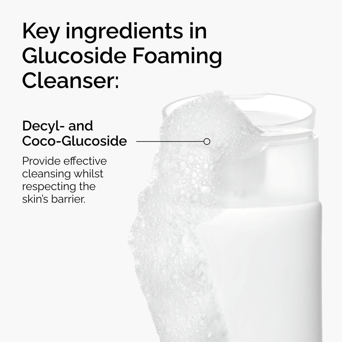 Glucoside Foaming Cleanser Gentle Cleansing Care B8