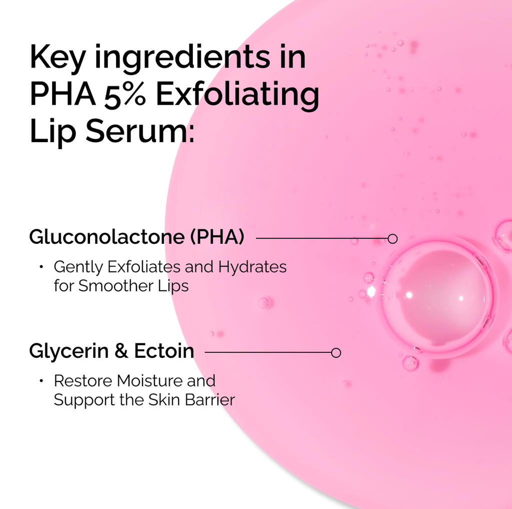 PHA Exfoliating Lip Serum Targeted Serum Care D6