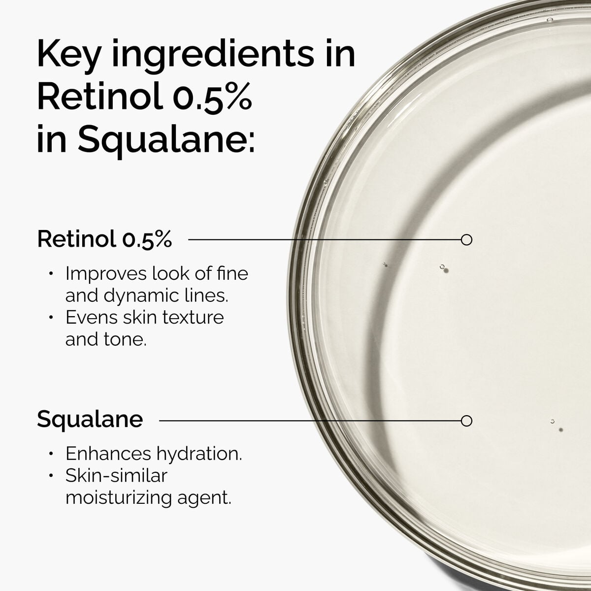 Retinol in Squalane Targeted Serum Care S6