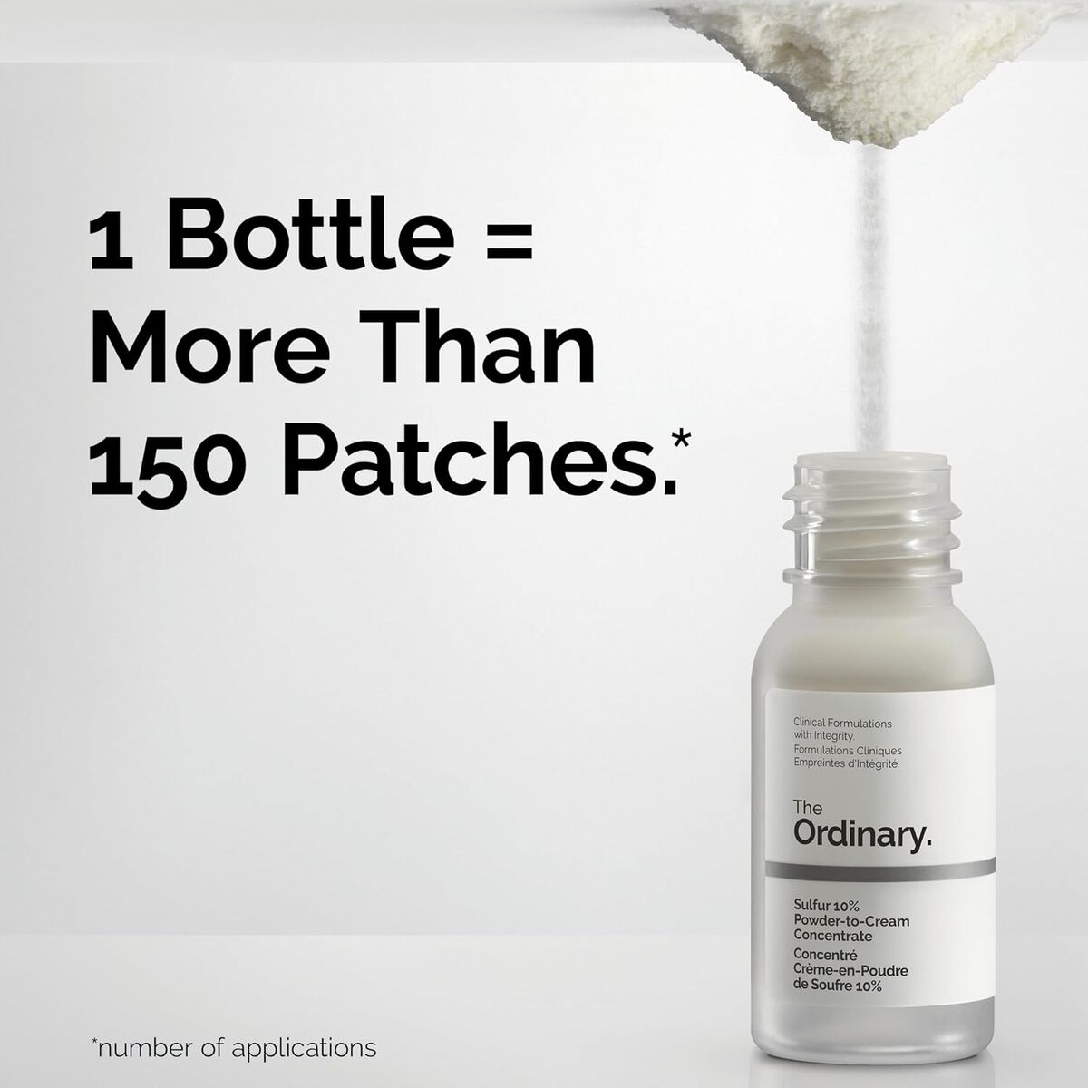 Sulfur 10% Powder-to-Cream Concentrate Targeted Serum Care
