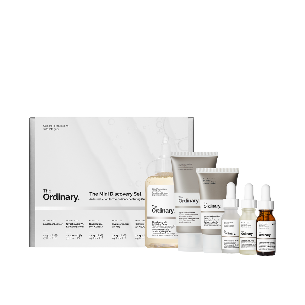The Mini Discovery Set Curated Care Set V4